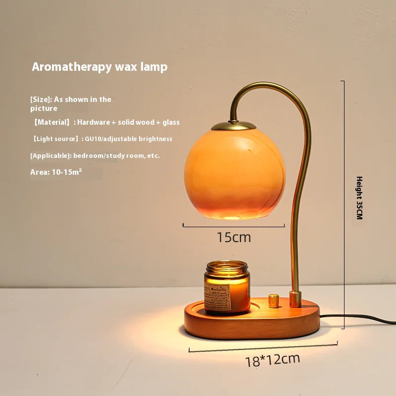 Aromatherapy Candle Lamp - Soothing Glow & Essential Oil Diffuser