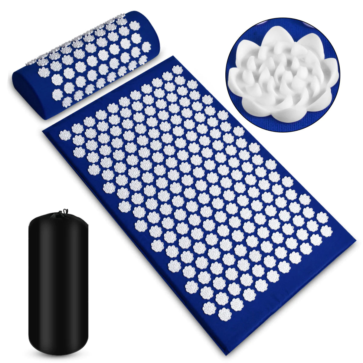 Acupressure Mat  - Premium Acupressure Massage Mat & Pillow Set – Natural Stress and Pain Relief