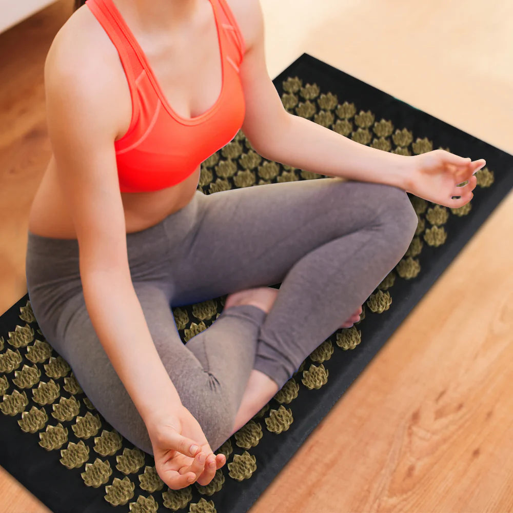 Acupressure Mat  - Premium Acupressure Massage Mat & Pillow Set – Natural Stress and Pain Relief